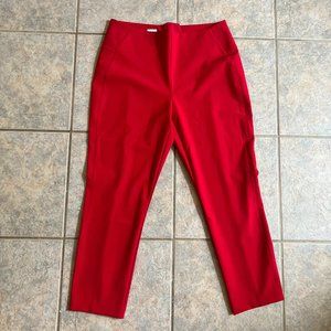Cabi Size 12 Red Tuxedo Pants